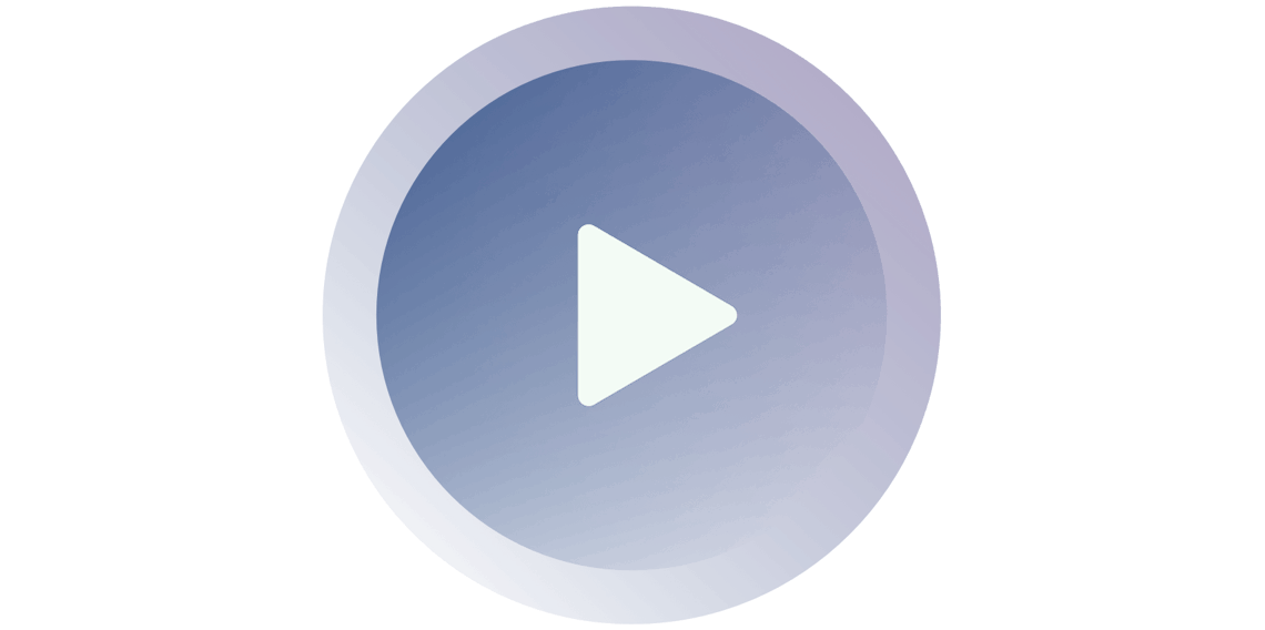 Синяя кнопка воспроизведения.