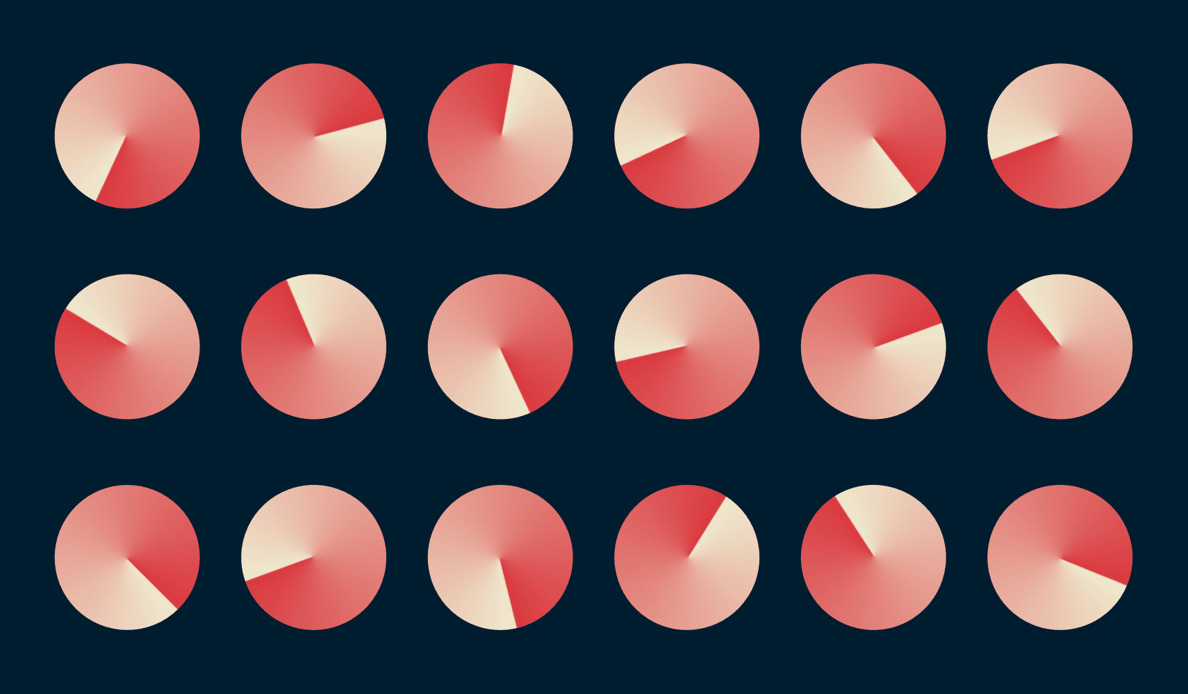 Tetris-lignende blokke, der viser, hvordan stykkevise softwareopdateringer kan føre til uoverensstemmelser blandt servere, der ikke bruger Trusted Server-teknologi.