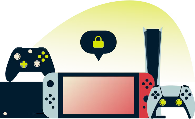Holen Sie sich das beste VPN für Spielkonsolen.