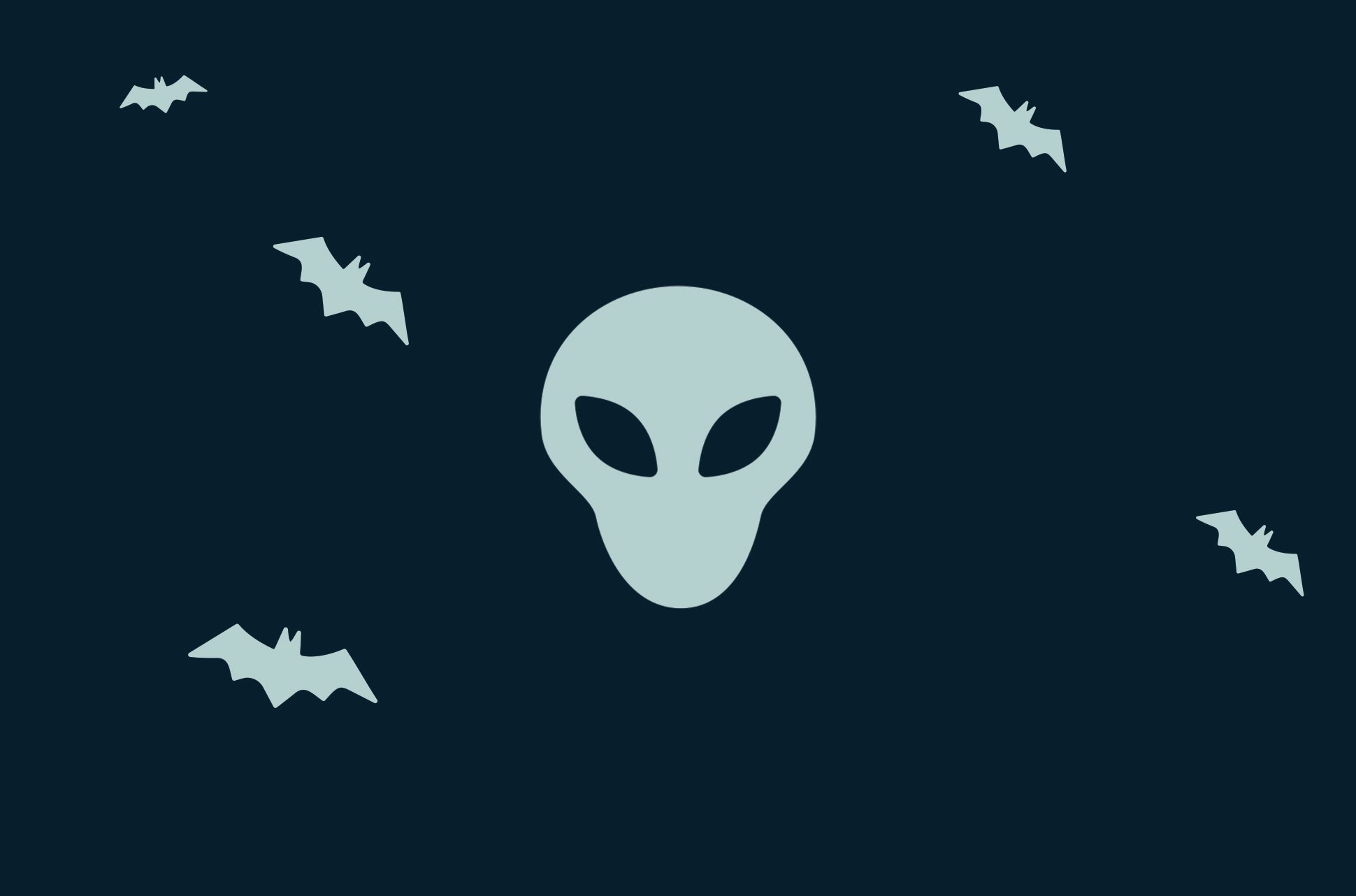Grey alien head.