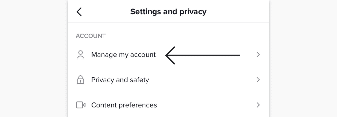 delete TikTok step 4