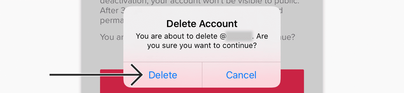 delete TikTok step 8