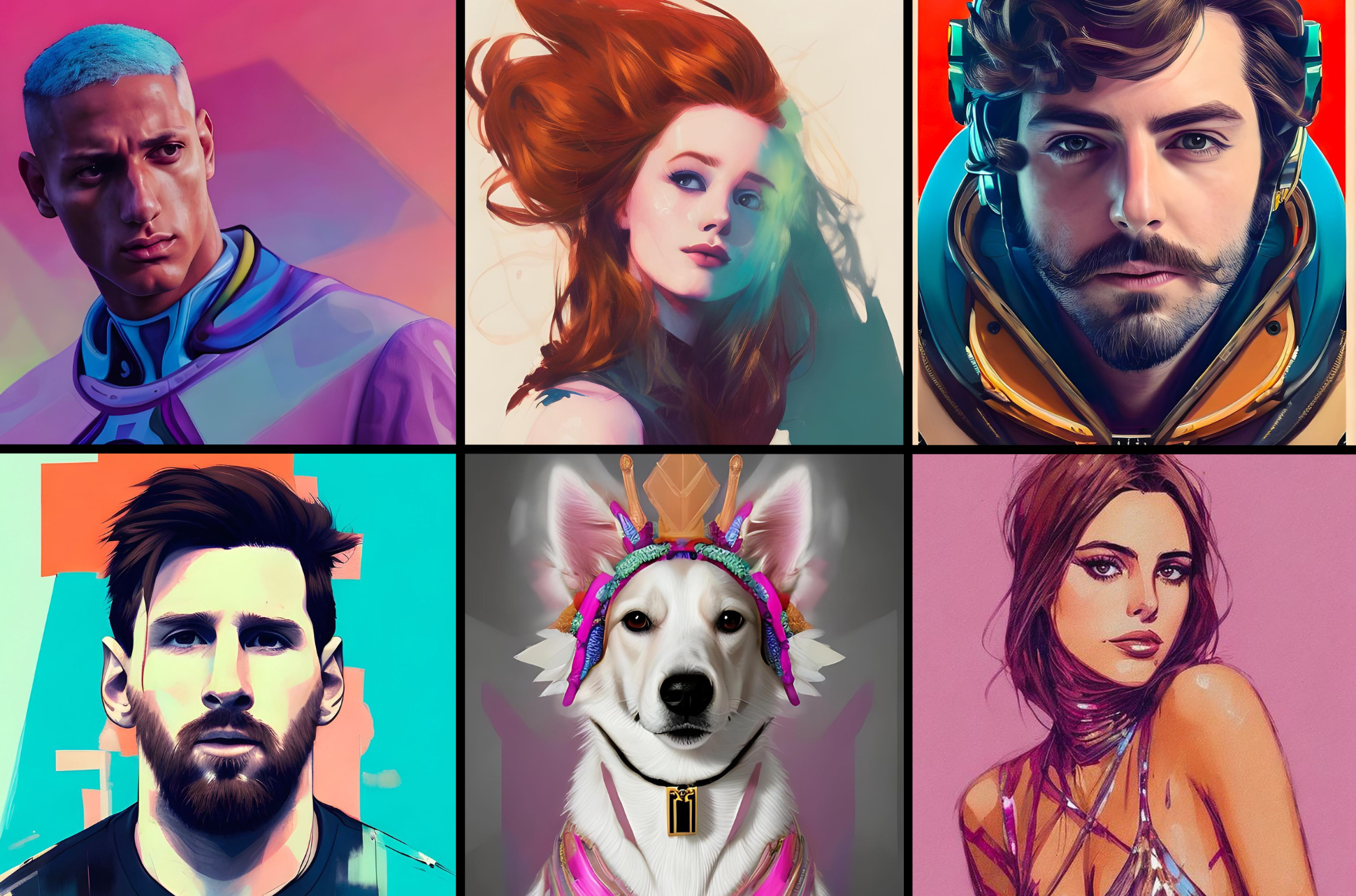 Examples of Lensa app